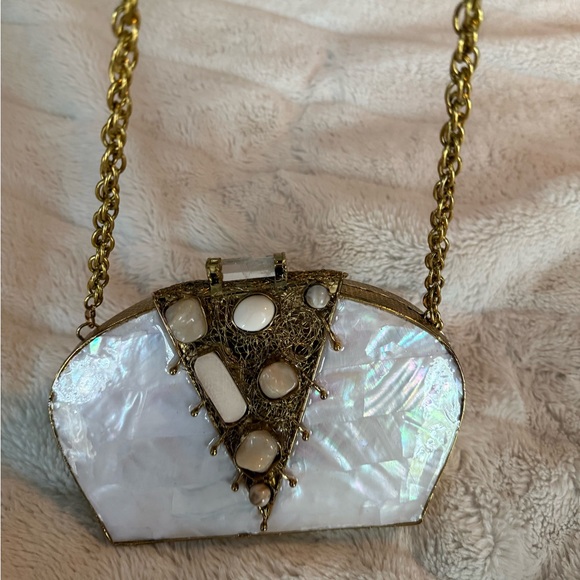 Ramla La Perle Handbag New $365 MSRP 🐚 - Picture 6 of 13